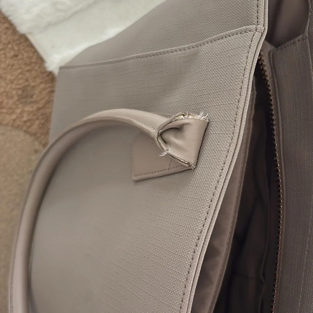 Dagne Dover Gray Signature Laptop Work Tote